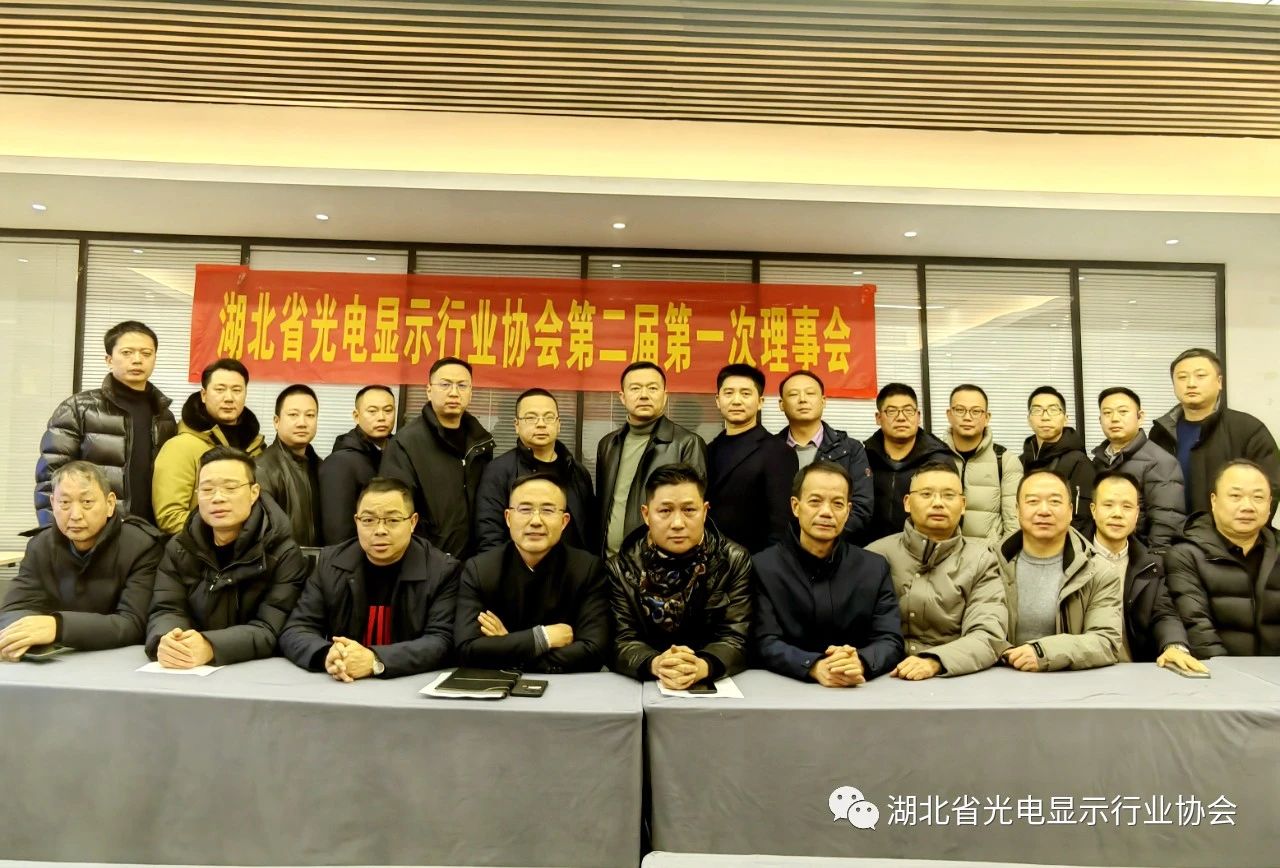 湖北省光电显示行业协会第二届第一次理事会会议